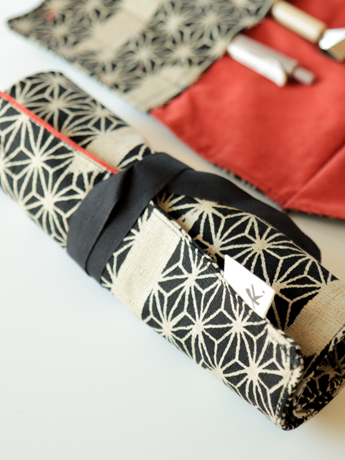 Astuccio arrotolabile per Calligrafia – Asanoha
