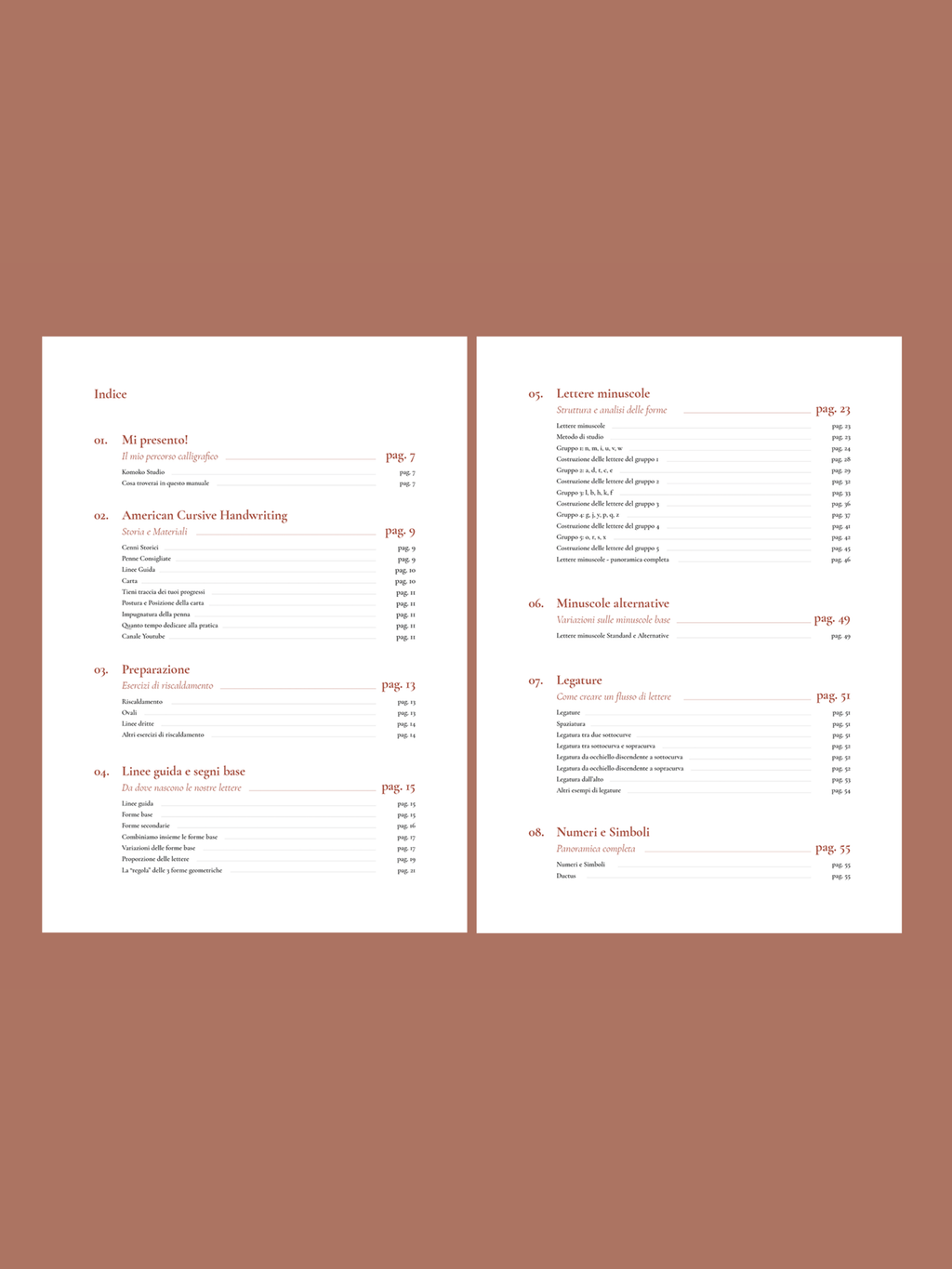 Manuale di Calligrafia – Corsivo Americano
